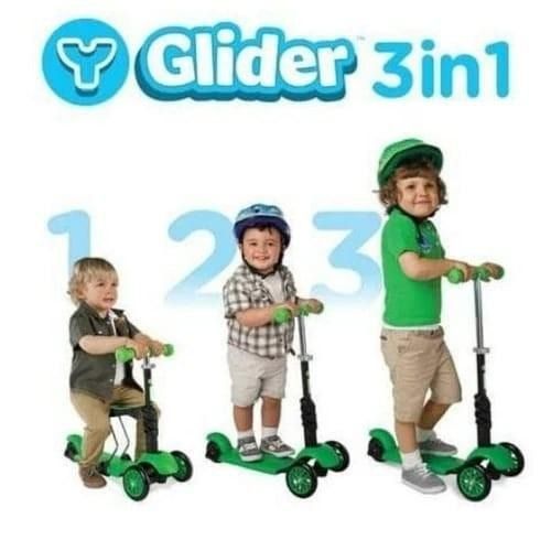 Glider YVolution Scooter Skuter Y Glider 3-in-1 for Kids (Max