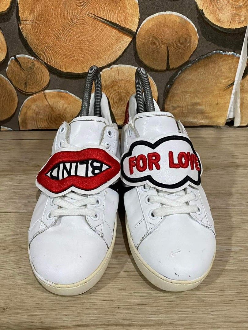 Sepatu Gucci White Leather Shoes Gucci White Leather Blind For