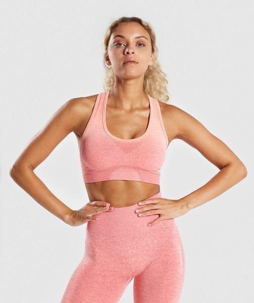 Gymshark ombre top seamless sports bra