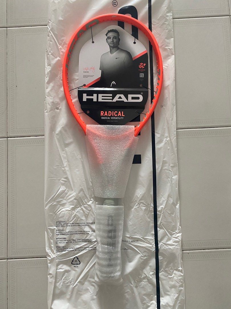 Head L2 Racket Head Radical MP 360+ L2 Tennis Racket, Sports Equipment, Sports & Games ...