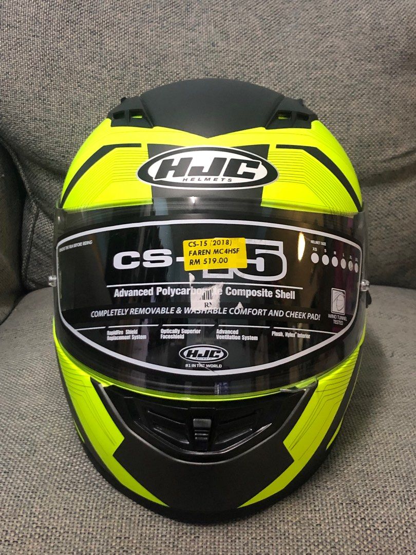 HJC HELMET CS 15 FAREN DESIGN Auto Accessories on Carousell