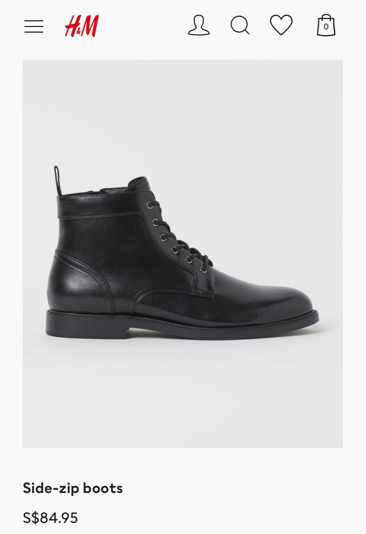 Mens black clearance zip trainers