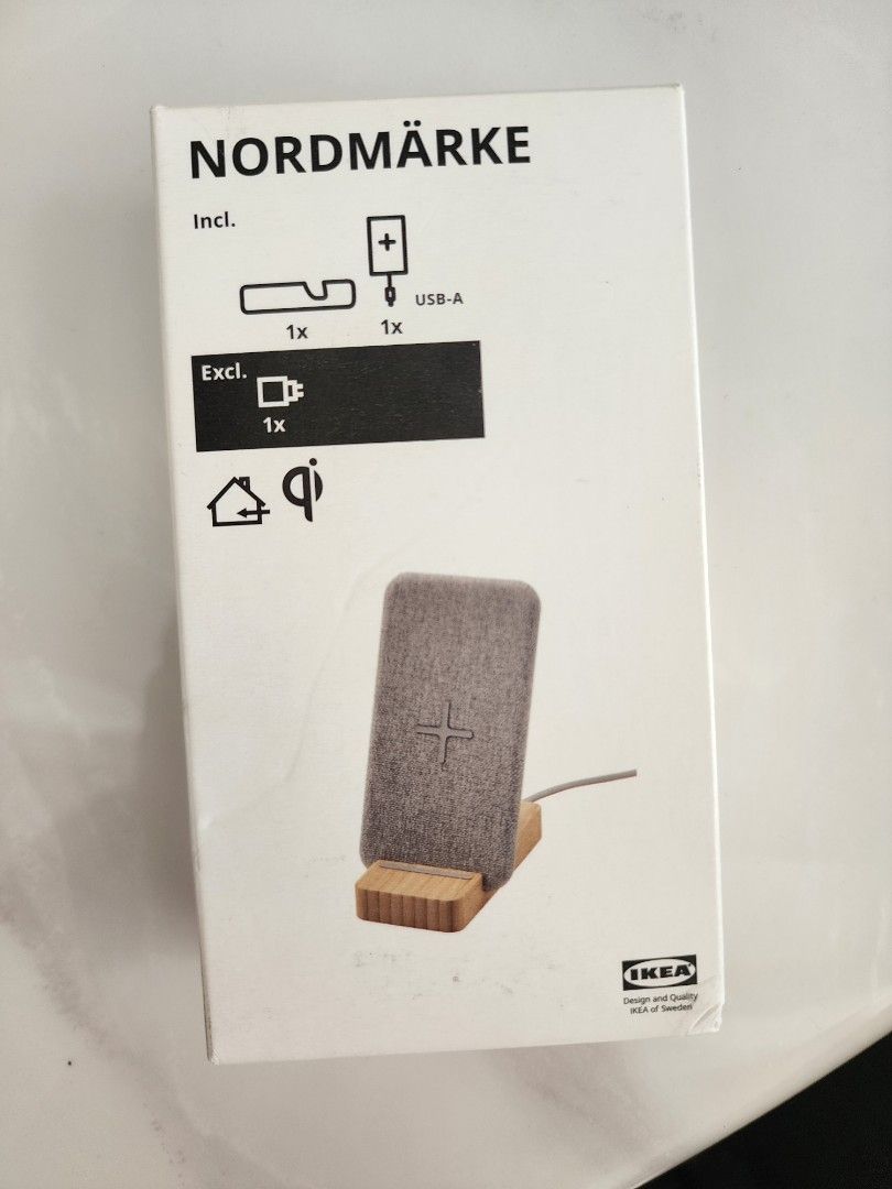Ikea Nordmarke Wireless Charging Stand, Computers & Tech, Parts