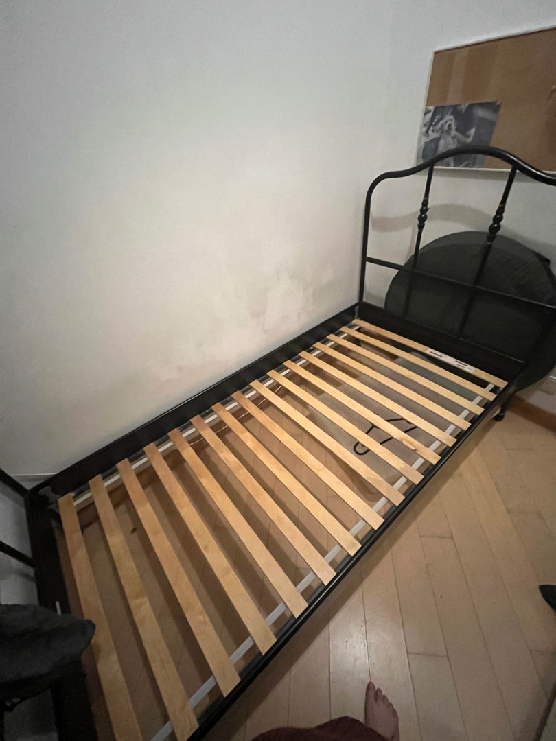 Ikea Sagstua Single Bed Frame Already Disassembled, 傢俬＆家居, 傢俬, 床架及床褥