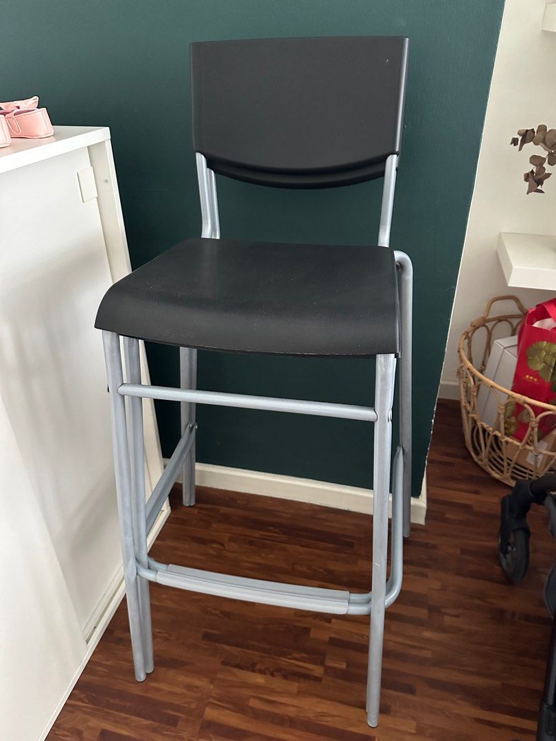 Stig bar sales stool with backrest