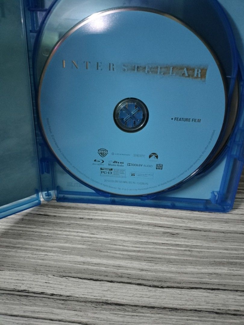 "Interstellar" Blu Ray + DVD, Hobbies & Toys, Music & Media, CDs & DVDs
