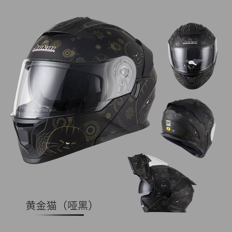 Motorcycle K25 Bluetooth Helmet Flip UP Full Face Dual Visor Helmet DOT Approved