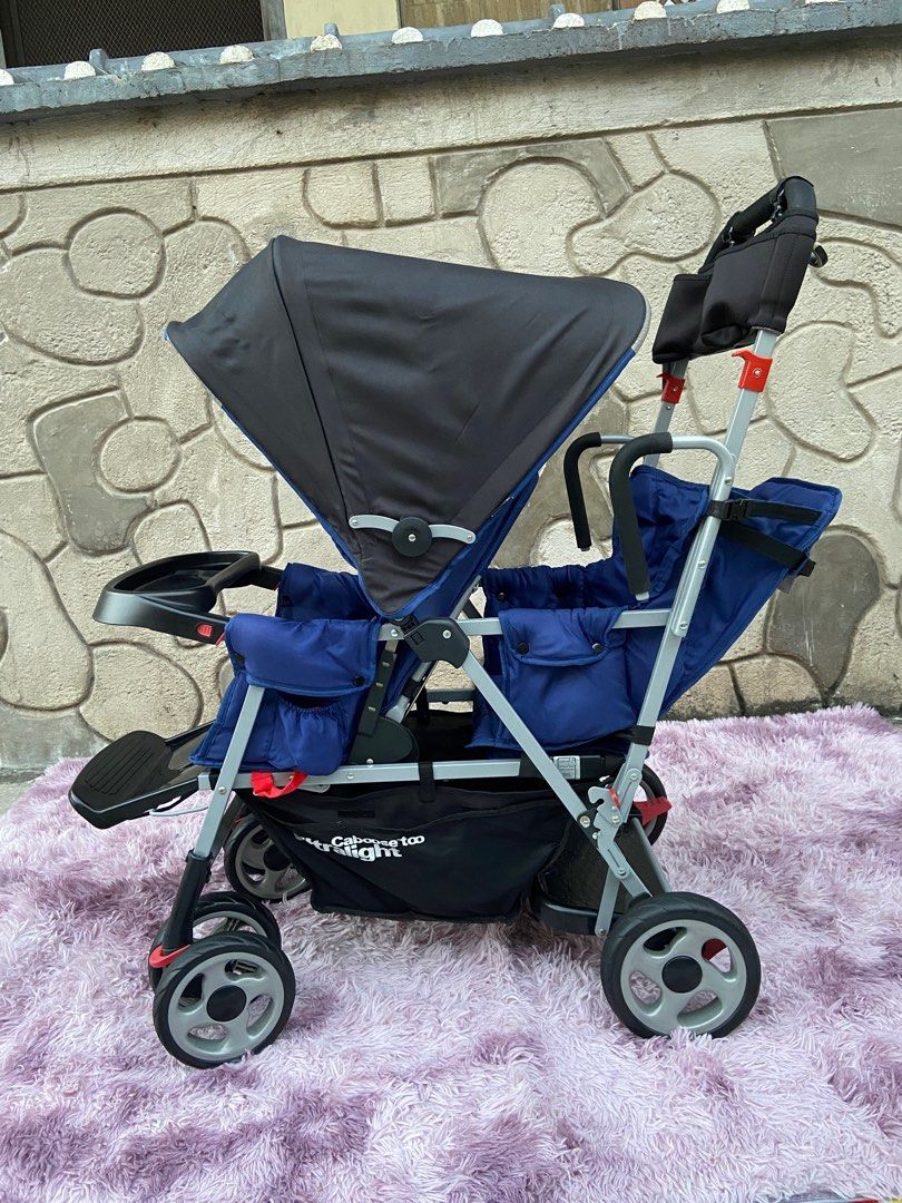 Joovy caboose too ultralight sit sale and stand tandem stroller
