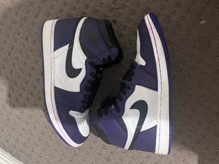 Jordan 1 retro court purple high tops