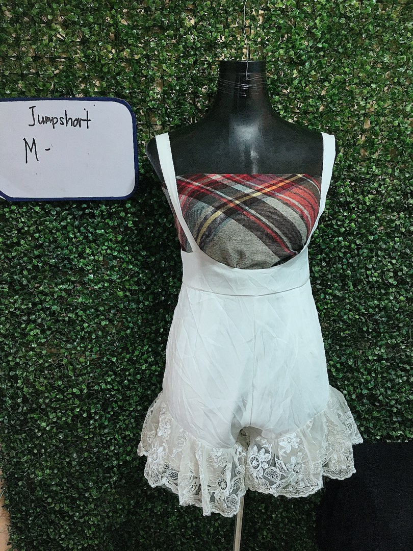 Jersey Mini Dress-Jumpsuit with Shorts under Skirt