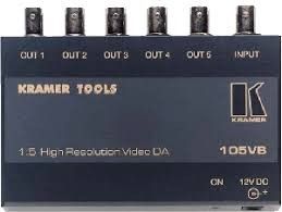 Kramer 105VB 1 : 5 Composite Video Distribution Amplifier