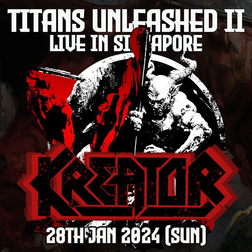 Kreator Live in Singapore 2024 Concert Ticket, Tickets & Vouchers