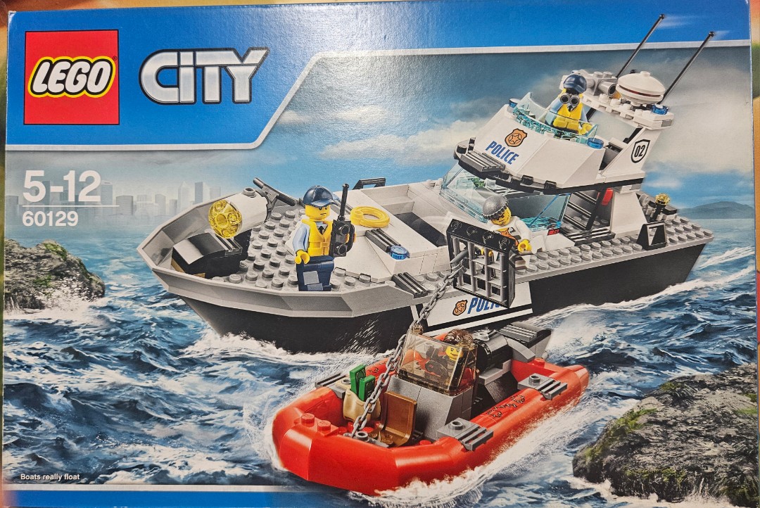 Lego city police boat 2025 60129