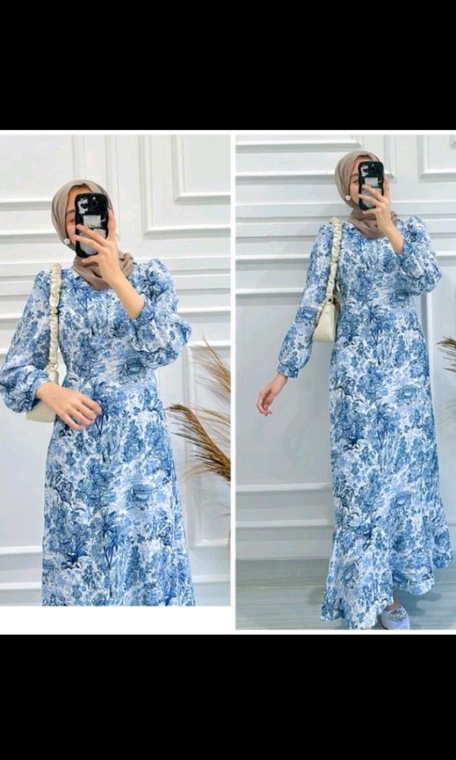 New long pattern dress top
