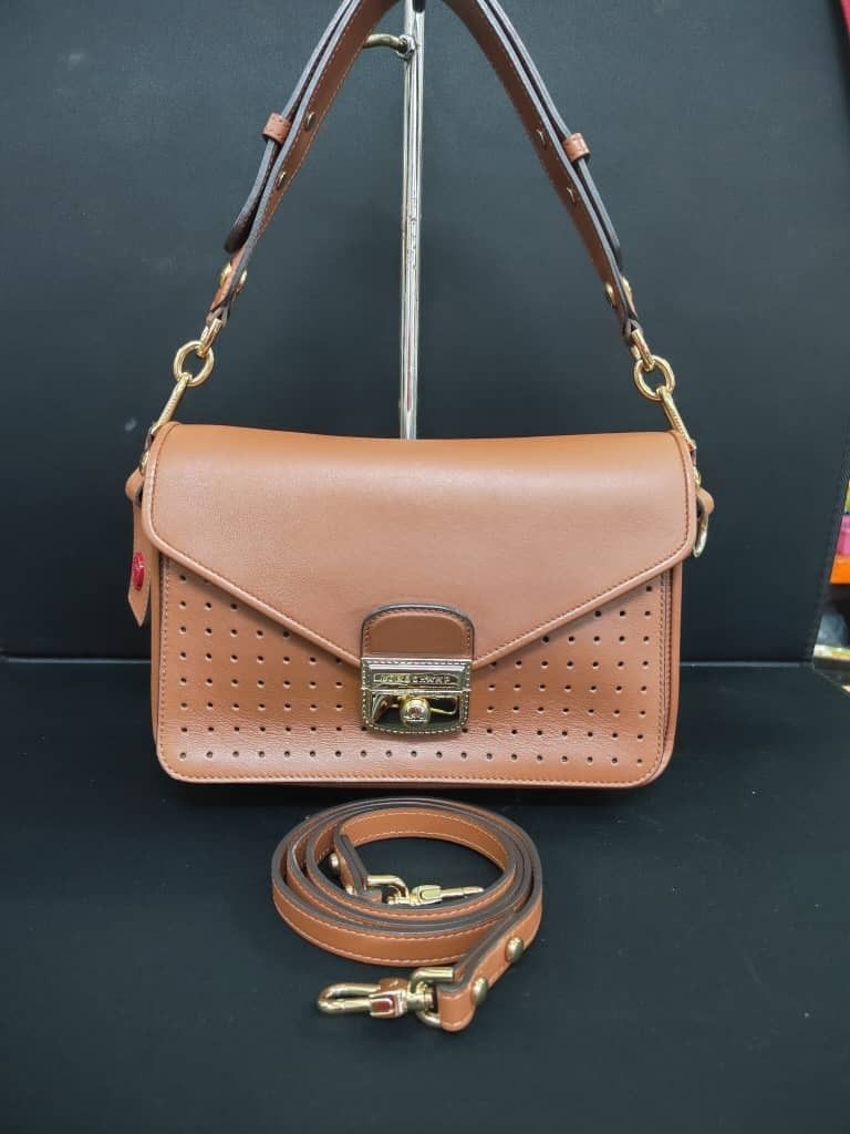Longchamp Mademoiselle Leather 2way Crossbody Bag