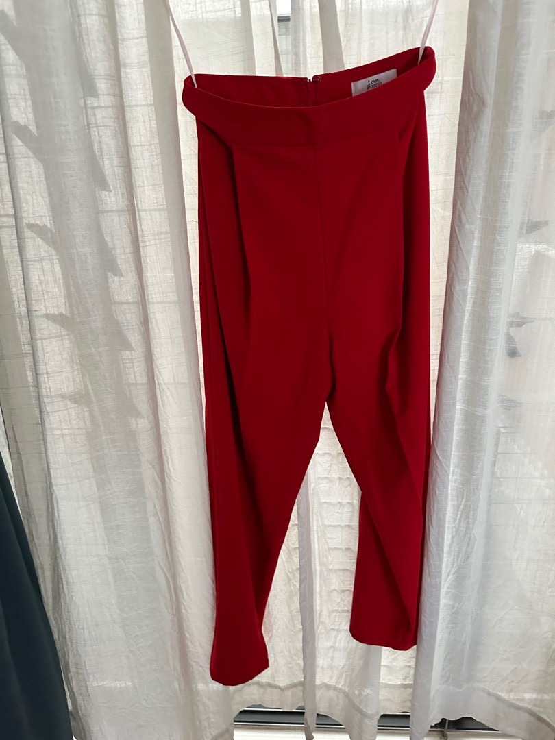 Love Bonito Red Pants, Women's Fashion, Bottoms, Other Bottoms on