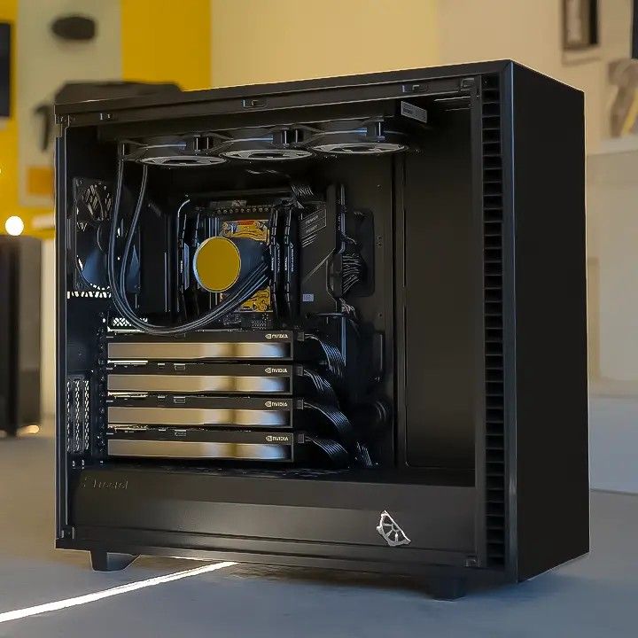 Machine Learning AI Hosting Server PC Desktop CPU Processing Unit (Category: Desktops) located in Singapore. Submitted by hyperclockedtech (Listing ID 1270017966, Image 1). Description: With the advent of AI technologies and models, having a desktop that can host such models is slowly becoming a cost-effective and desirable necessity. Here at Hyperclocked, we build professional and corporate grade machines that cater to all machine learning and s
