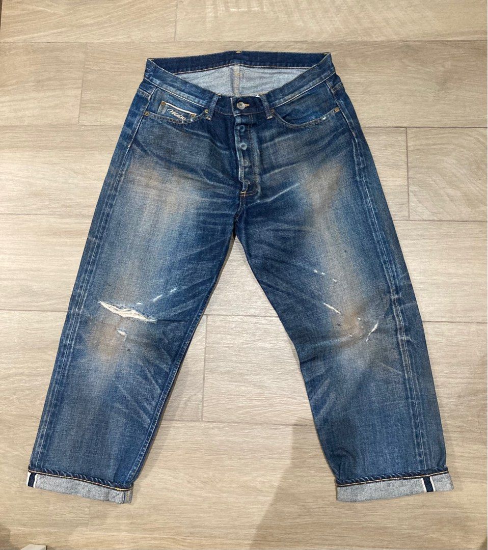 Madness ripped cropped denim hotsell pants