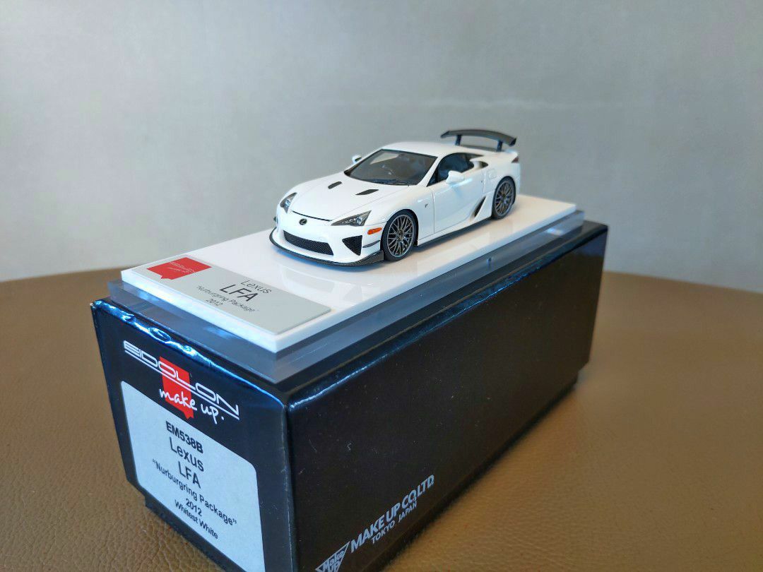 Make up 1/43 Lexus LFA nurburgring package, 興趣及遊戲, 玩具& 遊戲 