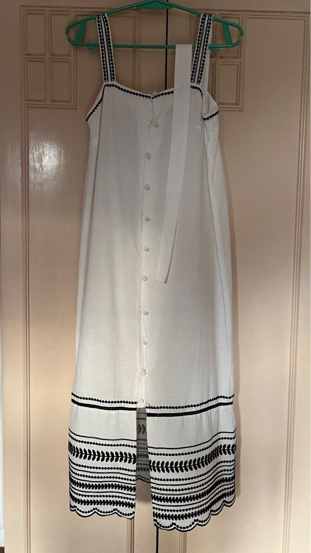 knee length dresses for ladies Mango Print Cotton Knee Length Midi Dress – FAABRIQ main image 1