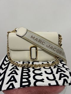 Marc Jacobs J Marc Crossbody Bag Cloud White