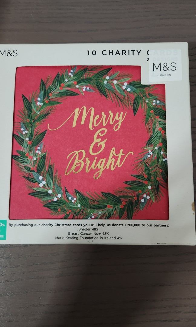 Marks and Spencer Christmas cards, Hobbies & Toys, Stationery & Craft