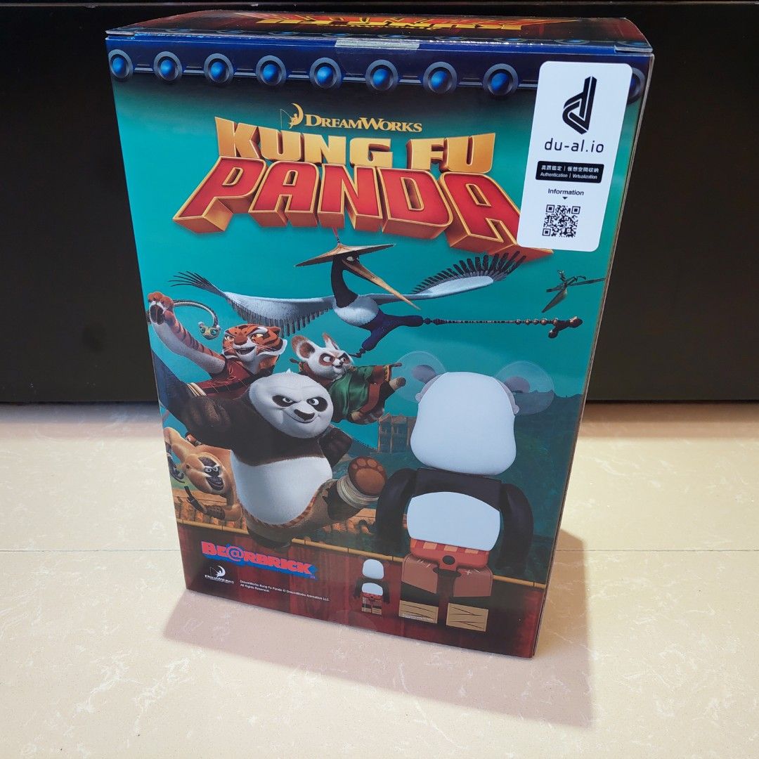 Medicom toy BEARBRICK Kung Fu Panda 100％ & 400％, 興趣及遊戲