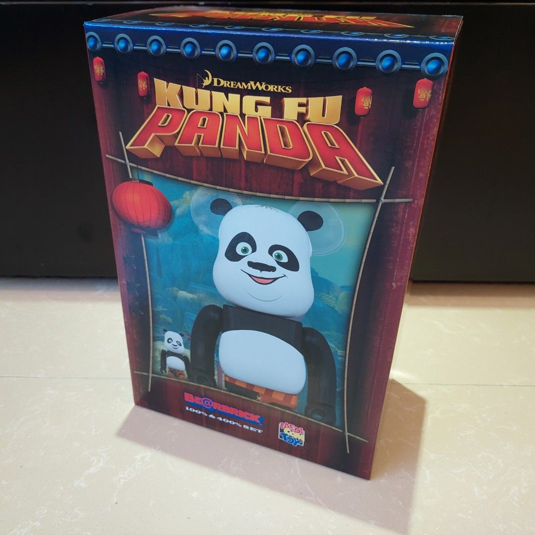 Medicom toy BEARBRICK Kung Fu Panda 100％ & 400％, 興趣及遊戲