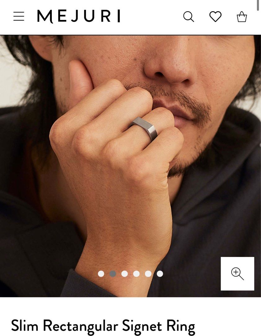 Mejuri signet ring shop