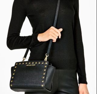 Michael Kors Studded Black Bag