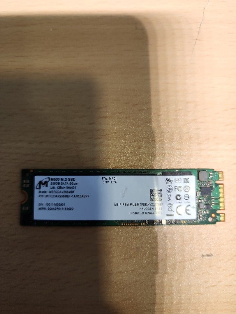 Micron sales ssd 256gb
