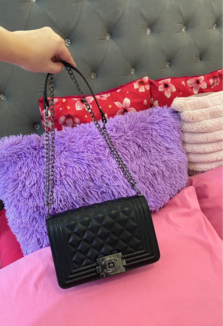 Mini black sling bag, Women's Fashion, Bags & Wallets, Shoulder Bags on