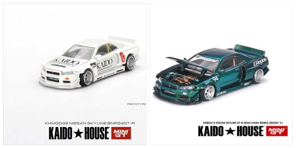 Mini Gt Skyline Gt R R34 MINI GT SKYLINE R34 KAIDO & GREDDY, Hobbies & Toys, Toys & Games on ...