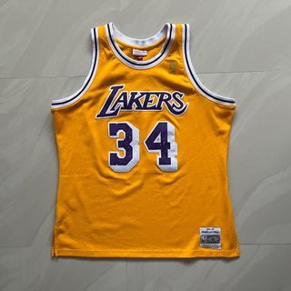Mitchell Ness M&N 湖人隊 復古 O’Neal 大歐 球衣 XL號