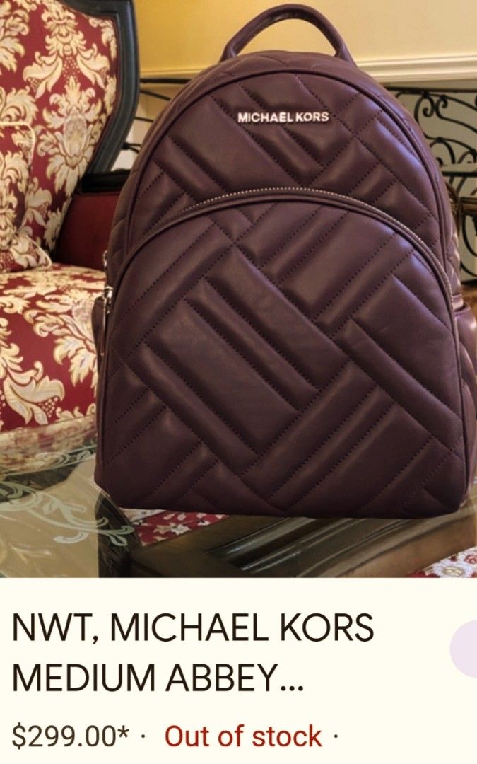 MK ABBEY BACKPACK Women s Fashion Bags Wallets Backpacks on