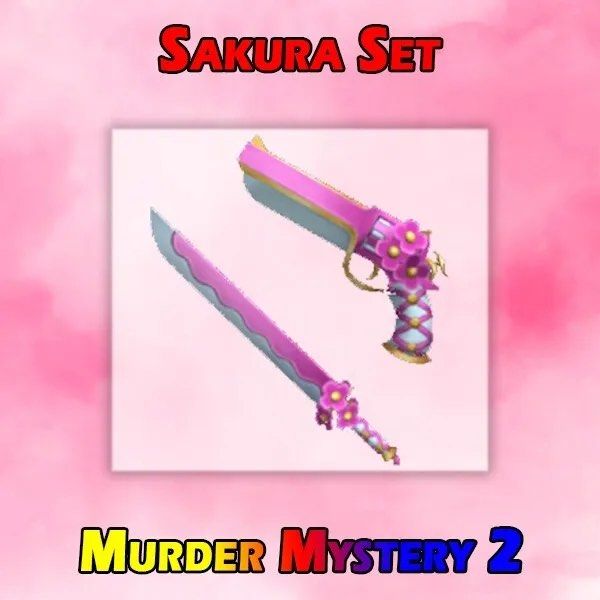 MM2 Sakura Set, Video Gaming, Gaming Accessories, In-Game Products on  Carousell