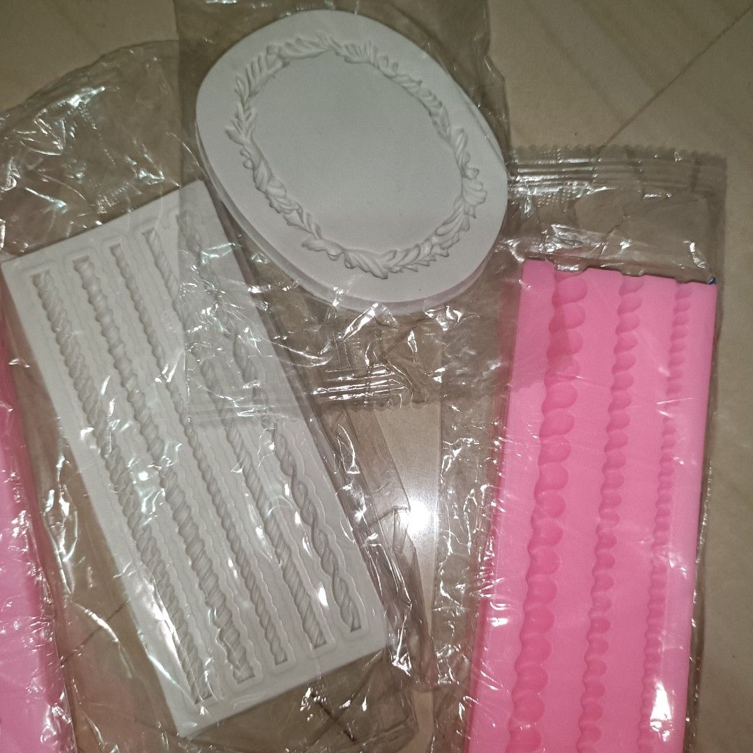 Silicone Molds/Moulds for Baking or Clay (BUNDLE ONLY) (Category: Bakeware) located in Santa Rosa. Submitted by dmrnsm (Listing ID 1270073620, Image 3). Description: - never been opened still on packaging, just stocked only - good for moulding on cakes or for crafting clay - last price fixed 📦Shipping only!🚚 ◽NO MEET UPS ◽LALAMOVE for nearby areas only (location: sta.rosa laguna) ◽J&T EXPRESS - I DO NOT ACCEPT ANY OTHER SUGGESTED BRANCH FOR SHI