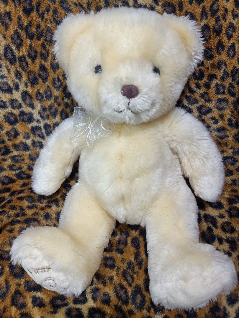 MOTHERCARE BRAND YELLOW LEMON VINTAGE MY FIRST TEDDY BEAR Hobbies