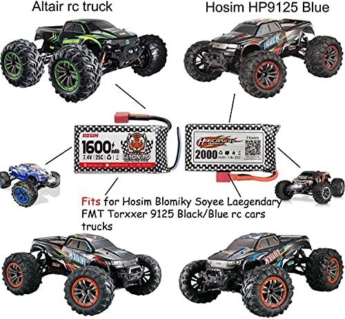 New Arrival Hosim 9125 Battery 1600mah Lipo Battery 7.4V