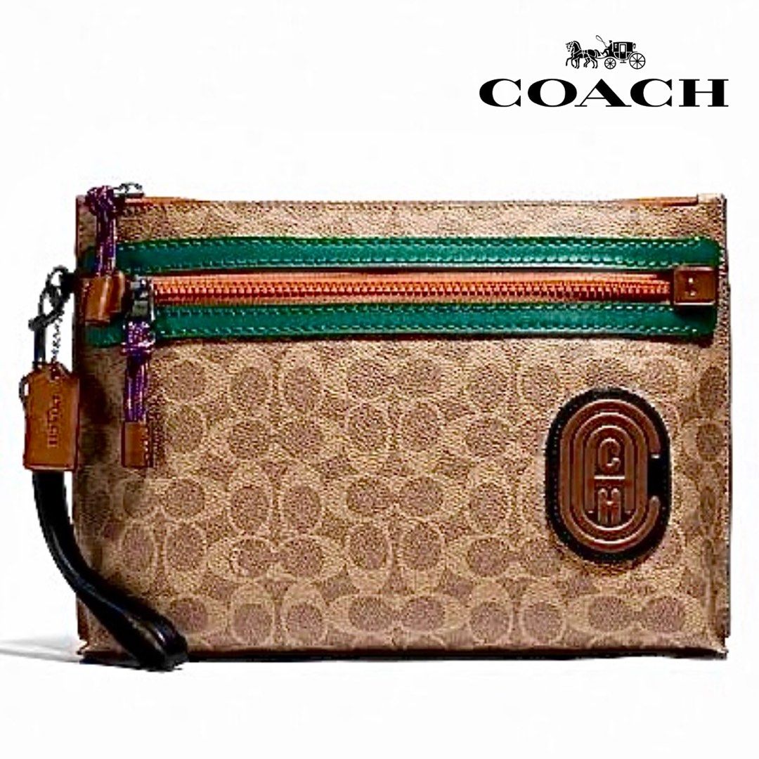 Coach academy pouch outlet