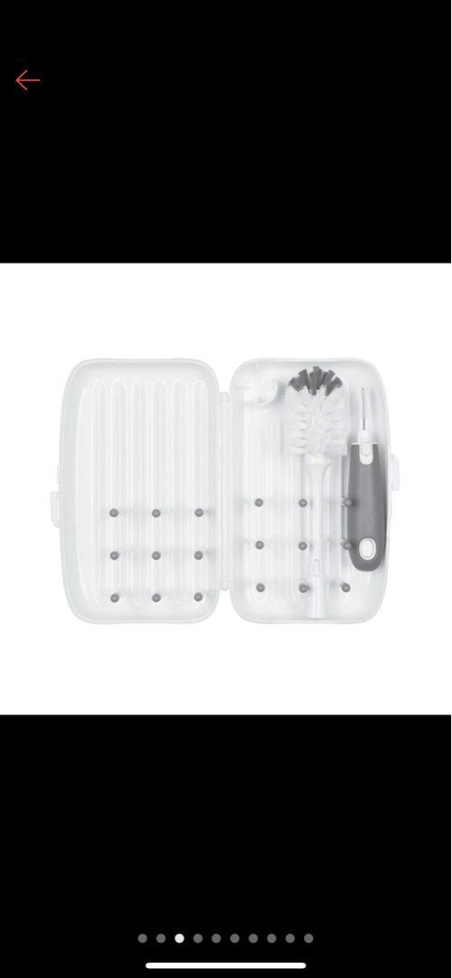 NEW OXO TOT Travel Drying Rack with Brush set Babies Kids