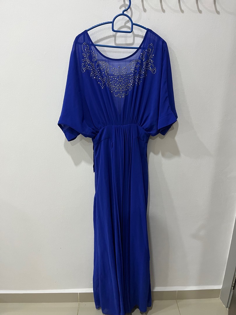 NICHII BLUE NIGHT GOWN Women s Fashion Dresses Sets Dresses