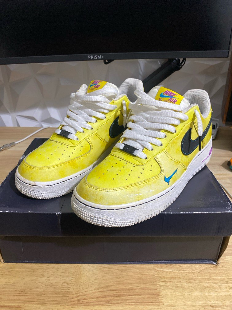 Nike air force 1 on sale 7 yellow