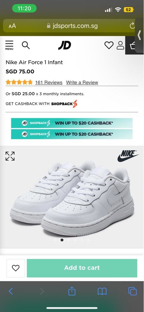 Air force discount ones for infants