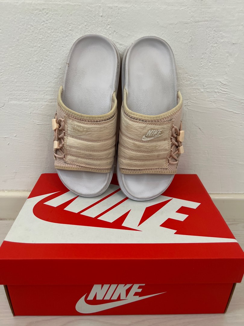 nike asuna slide pearl white