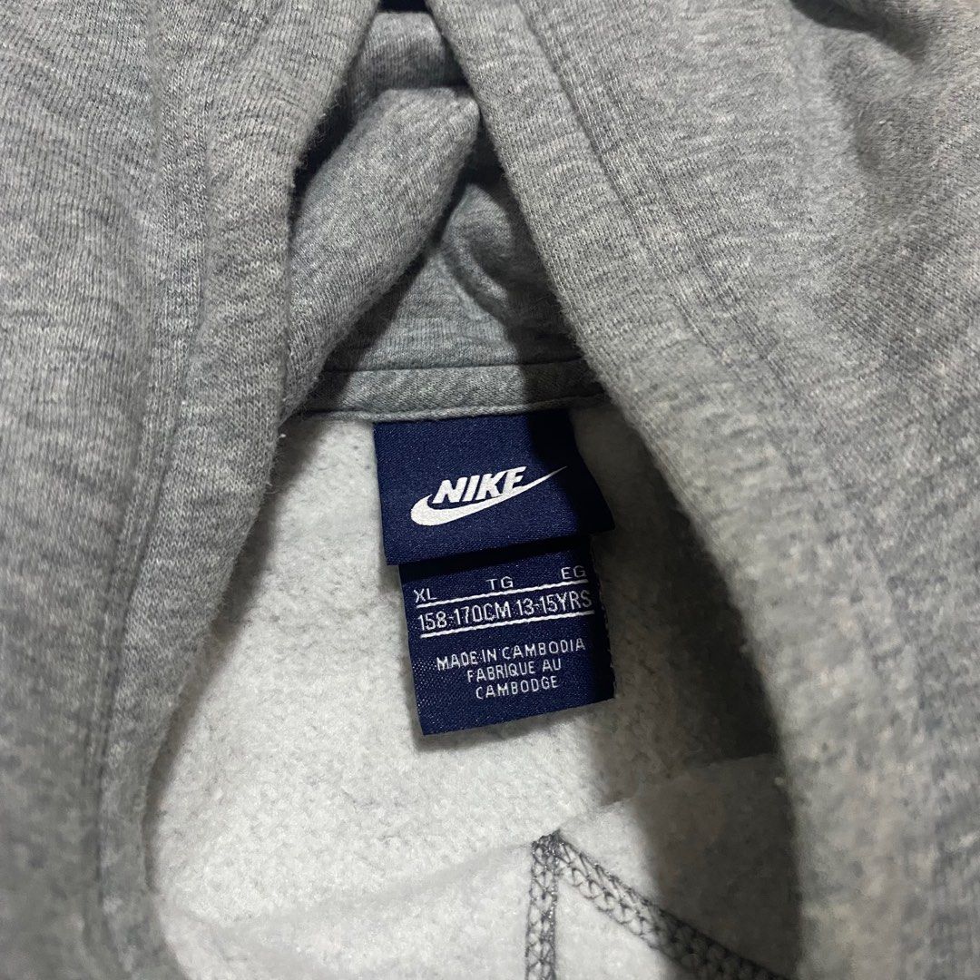 mens nike gray hoodie