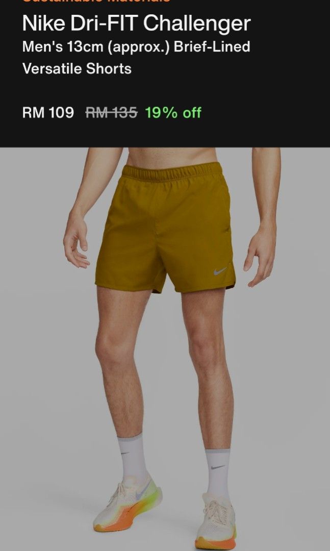 Dri-FIT Challenger Brief-Lined Versatile Shorts, Shorts