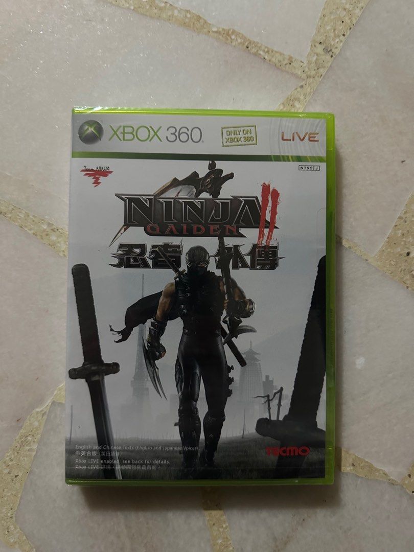 Ninja Gaiden 2, Xbox game, Video Gaming, Video Games, Xbox on Carousell
