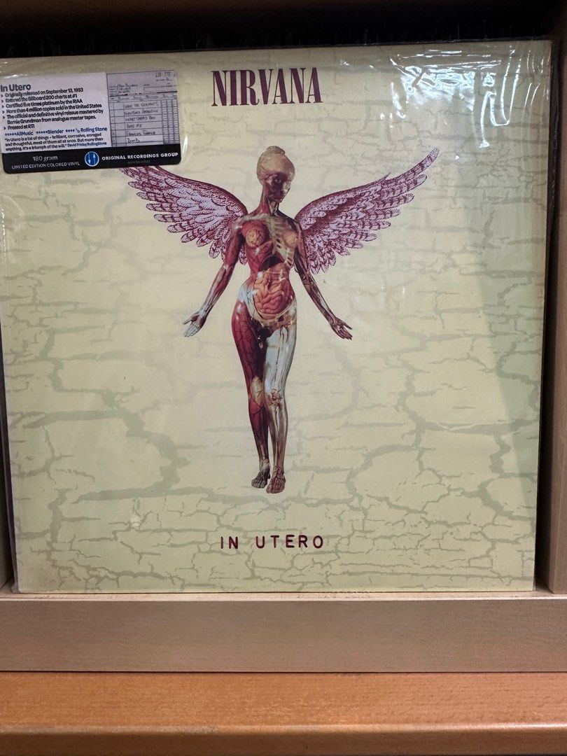 NirvanaIn Utero Vinyl Lp Record, Hobbies & Toys, Music & Media, Vinyls on Carousell