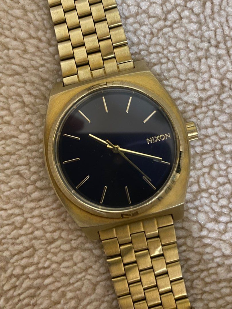 Nixon time teller gold black sunray store